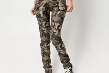 vojaške ženske hlače
